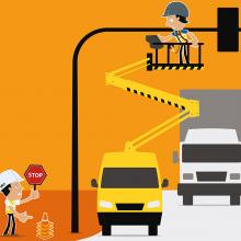 Andy Access: Be street smart! Manage vehicle and pedestrian traffic. Create a safe working zone.