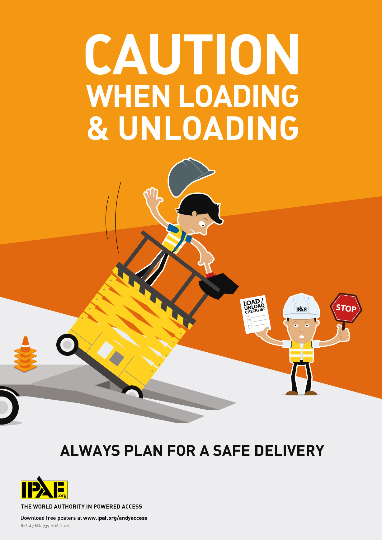 Andy Access: Caution when loading and unloading | IPAF