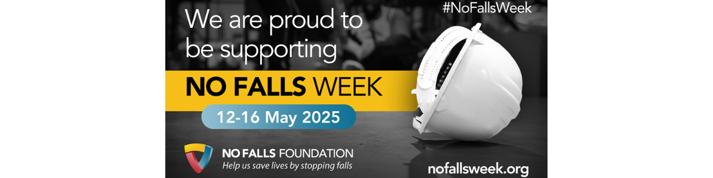 No falls week IPAF.org Website Advert Banner 1400x350px