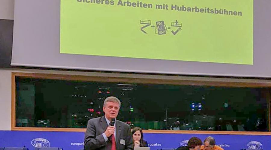 Sicherheitsforum im Europaparlament Straßburg zum Thema Arbeitsschutz über Grenzen hinweg