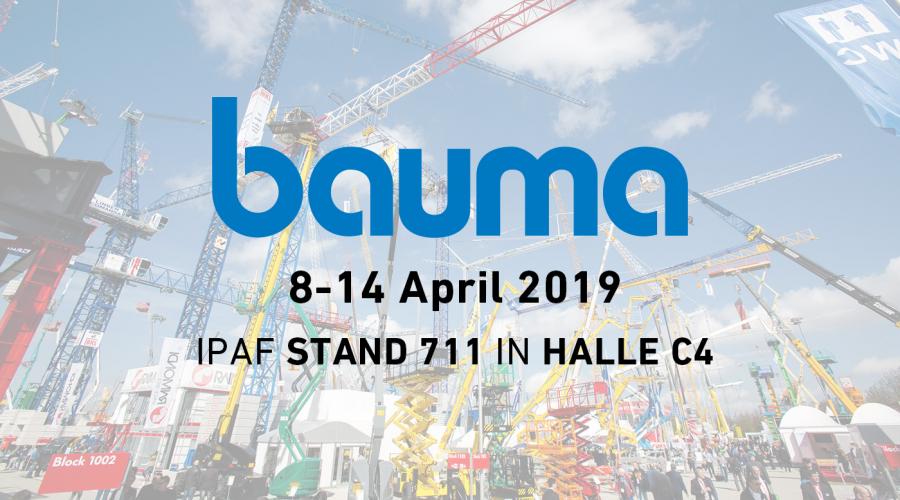 bauma 2019 - IPAF stand 711 in Halle C4