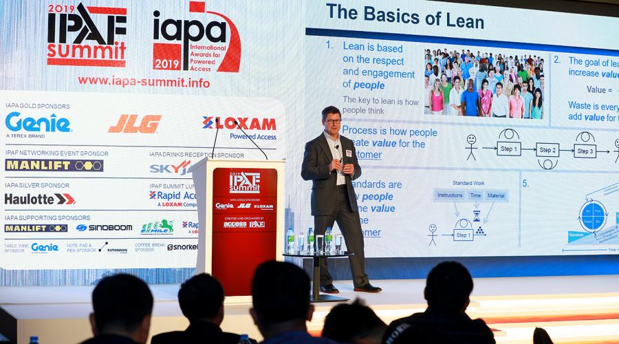 Matt Fearon, Genie President at Terex AWP, IPAF Summit 2019, Dubai