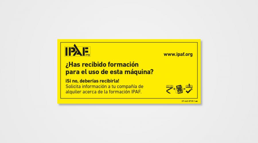 ¿Has recibido formación para el uso de esta máquina?