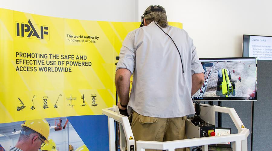 MEWP VR Simulator at Vertikal Days 2019