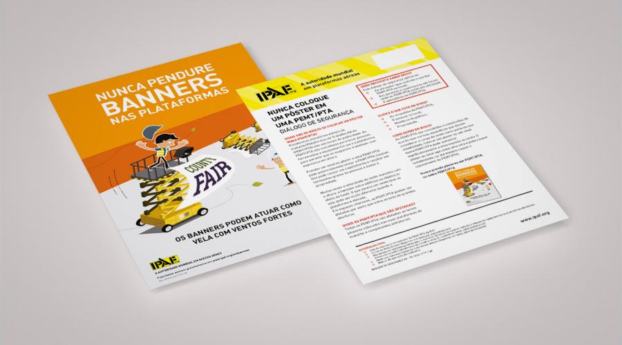 Never Attach a Banner to a MEWP Toolbox Talk