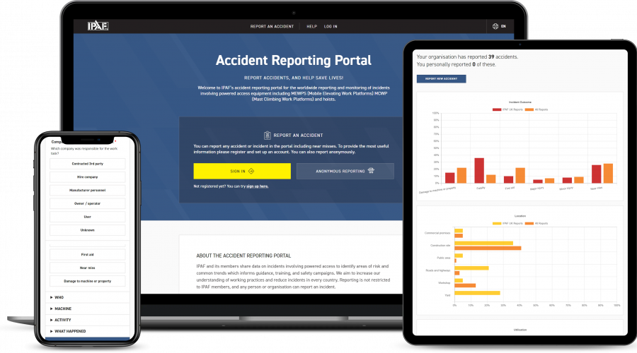 IPAF Accident Reporting Portal