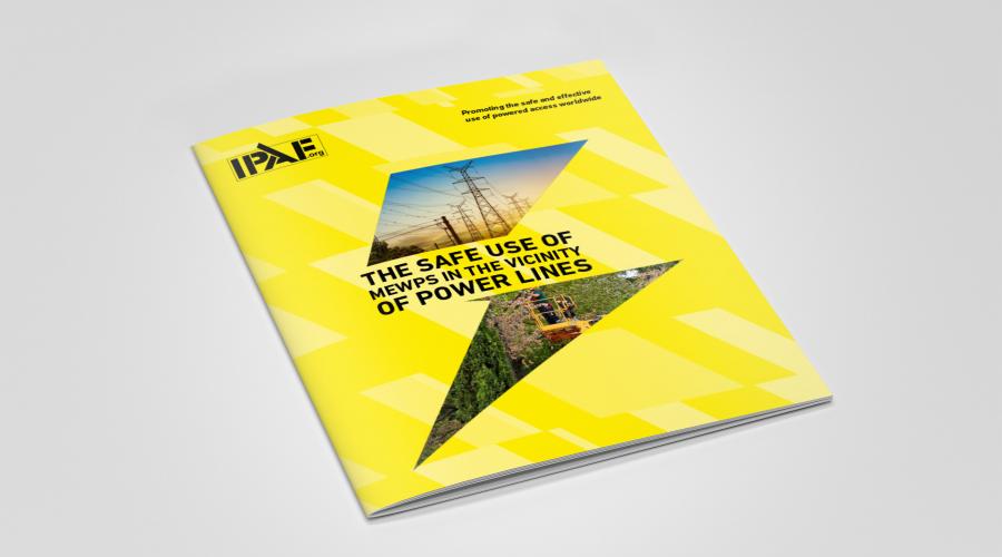 IPAF Safe Use of MEWPs in the Vicinity of Power Lines guidance COVER