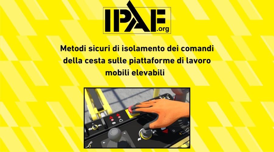 Metodi sicuri di isolamento dei comandi della cesta sulle piattaforme di lavoro mobili elevabili