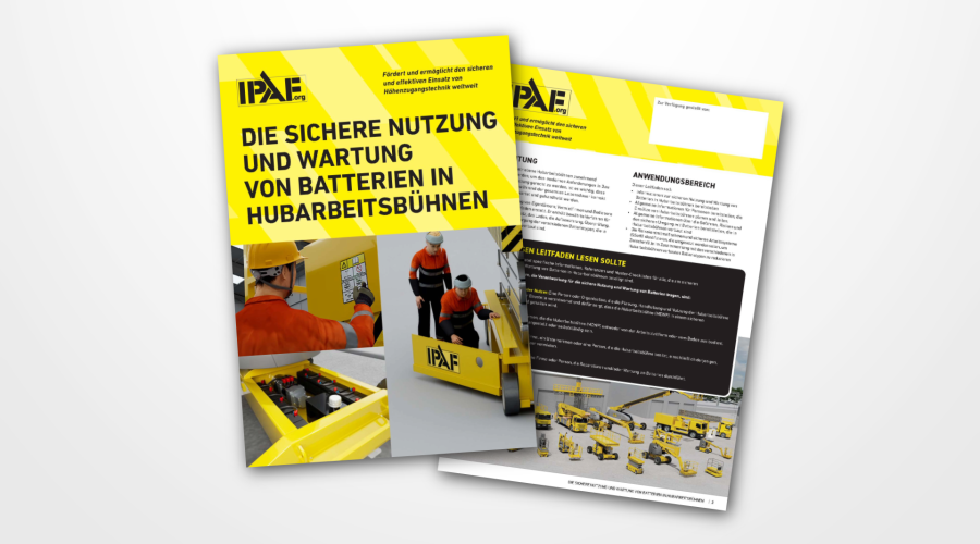 Safe use and maintenance of batteries DE revised
