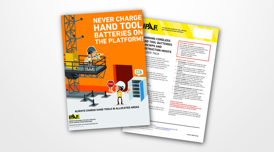CHARGING CORDLESS HAND TOOL BATTERIES ON MCWPS AND CONSTRUCTION HOISTS TOOLBOX TALK EN us