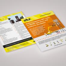 IPAF Radio Frequency Leaflet Mockup - EN