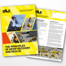 The Principles of recovery and rescue guidance document mockup