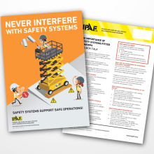 never interfere with safety systems