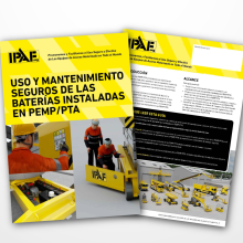 Safe use and maintenance of batteries ES