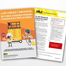 The safe use of charging leads ES