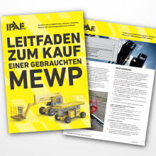 Document cover mockup Guidance On Buying a Pre-Owned MEWP DE
