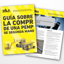 Document cover mockup Guidance On Buying a Pre-Owned MEWP ES