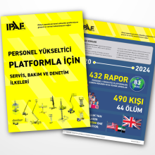 Document cover mockup Guidance The principles of service of MEWPs TR